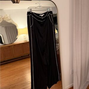Veronica Beard Black Pants with White Piping - Preowned, never worn